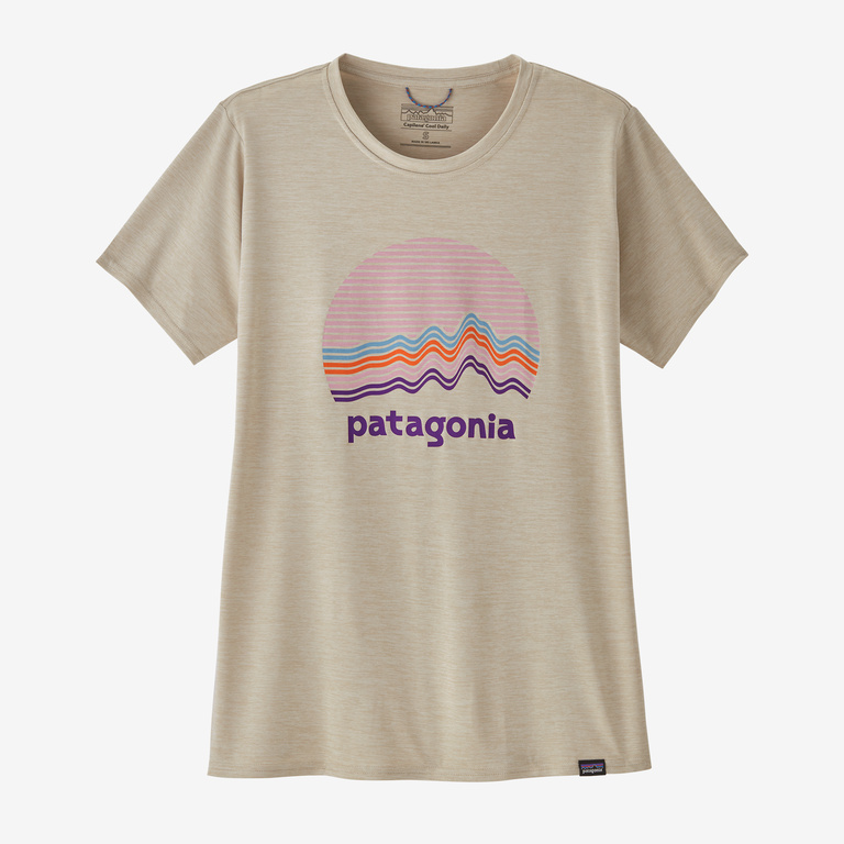 Women's Oversized Silver Pine Cottage Graphic Tee