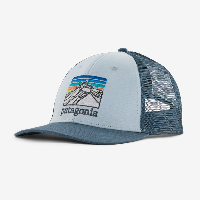 Patagonia Line Logo Ridge LoPro Trucker Hat - Chilled Blue