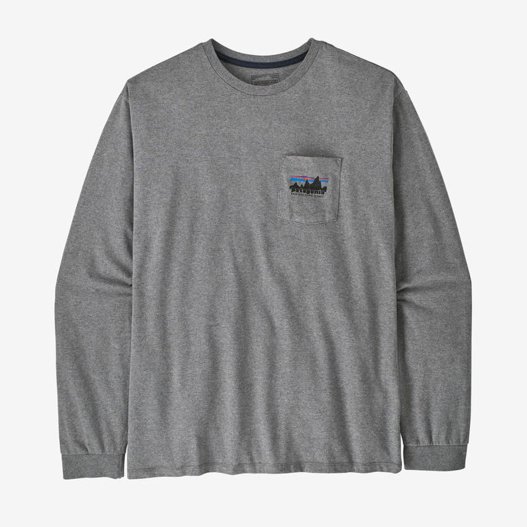 Patagonia M's L/S '73 Skyline Pocket Responsibili-Tee - Recycled Cotton &  Recycled PET – Weekendbee - sustainable sportswear