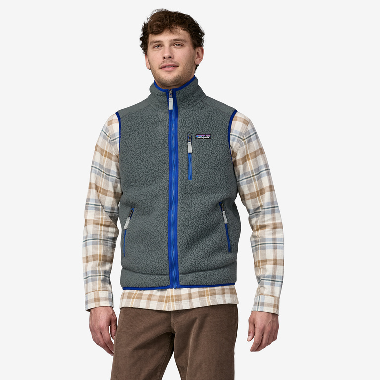 ATG by Wrangler Men's Trail Vest Fleece, Navy, Medium : .co