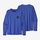 W's Long-Sleeved Capilene® Cool Daily Graphic Shirt - Illustrated Alpine Icon: Float Blue X-Dye (ILBX) (45205)