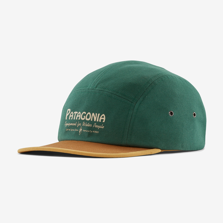 Patagonia Graphic Maclure Hat - Water People Banner / Conifer Green