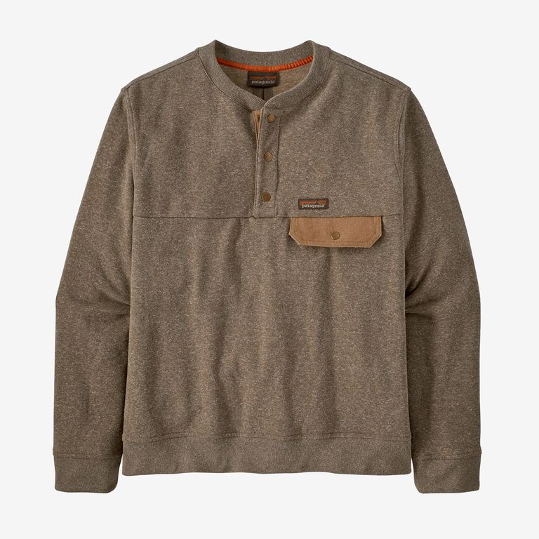 Patagonia Men's Hemp Work Sweatshirt in Dark Ash, 3XL - Workwear Sweatshirts - Hemp/Polyester