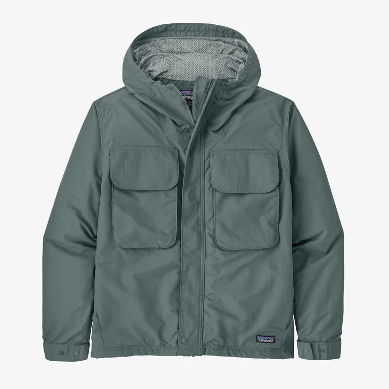 Patagonia Men's Isthmus Utility Transitional Jacket in Nouveau Green, Large - Outdoor Jackets - Recycled Nylon/Polyester/Nylon