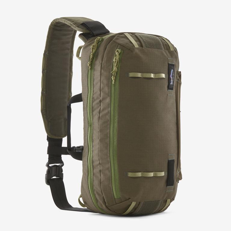 Patagonia Stealth Sling 10L - Fly Fishing Sling Bag in Basin Green