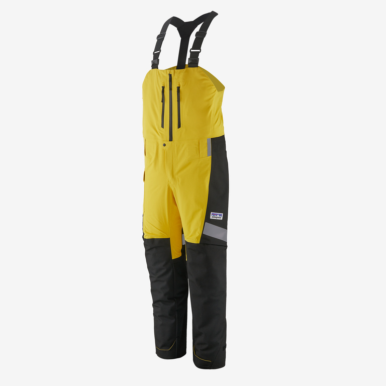 Patagonia Men's Big Water Foul Weather Bibs in Storm Yellow, 3XL - Recycled Nylon/Polyester Nylon/Polyester