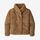 W's Recycled High Pile Fleece Down Jacket - Bearfoot Tan (BRTA) (26760)