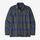 M's Long-Sleeved Organic Cotton Midweight Fjord Flannel Shirt - Edge: Black (EDBK) (42400)