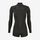 W's R1® Lite Yulex® Front-Zip Long-Sleeved Spring Suit - Black (BLK) (88498)