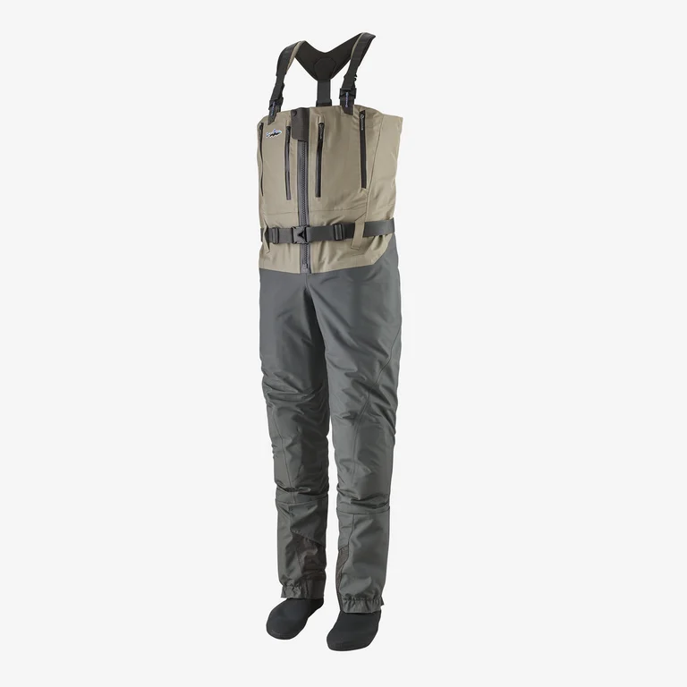 Patagonia Men's Swiftcurrent Expedition Zip-Front Waders in River Rock Green, Medium - Shorth Length - Waders & Wading Pants - Polyester