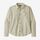 M's Long-Sleeved Organic Cotton Slub Poplin Shirt - End on End: Cement Grey (ENCG) (51760)
