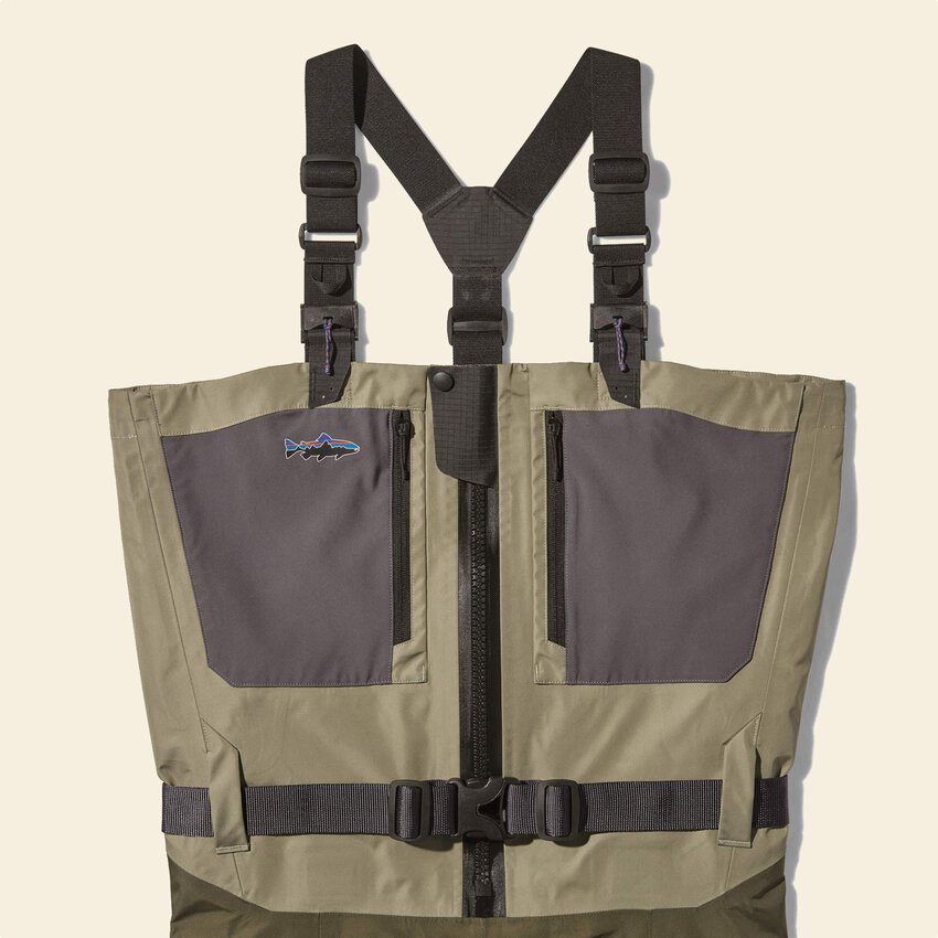 Pantalon de pêche performance Gator Waders série BRKLNE rouge