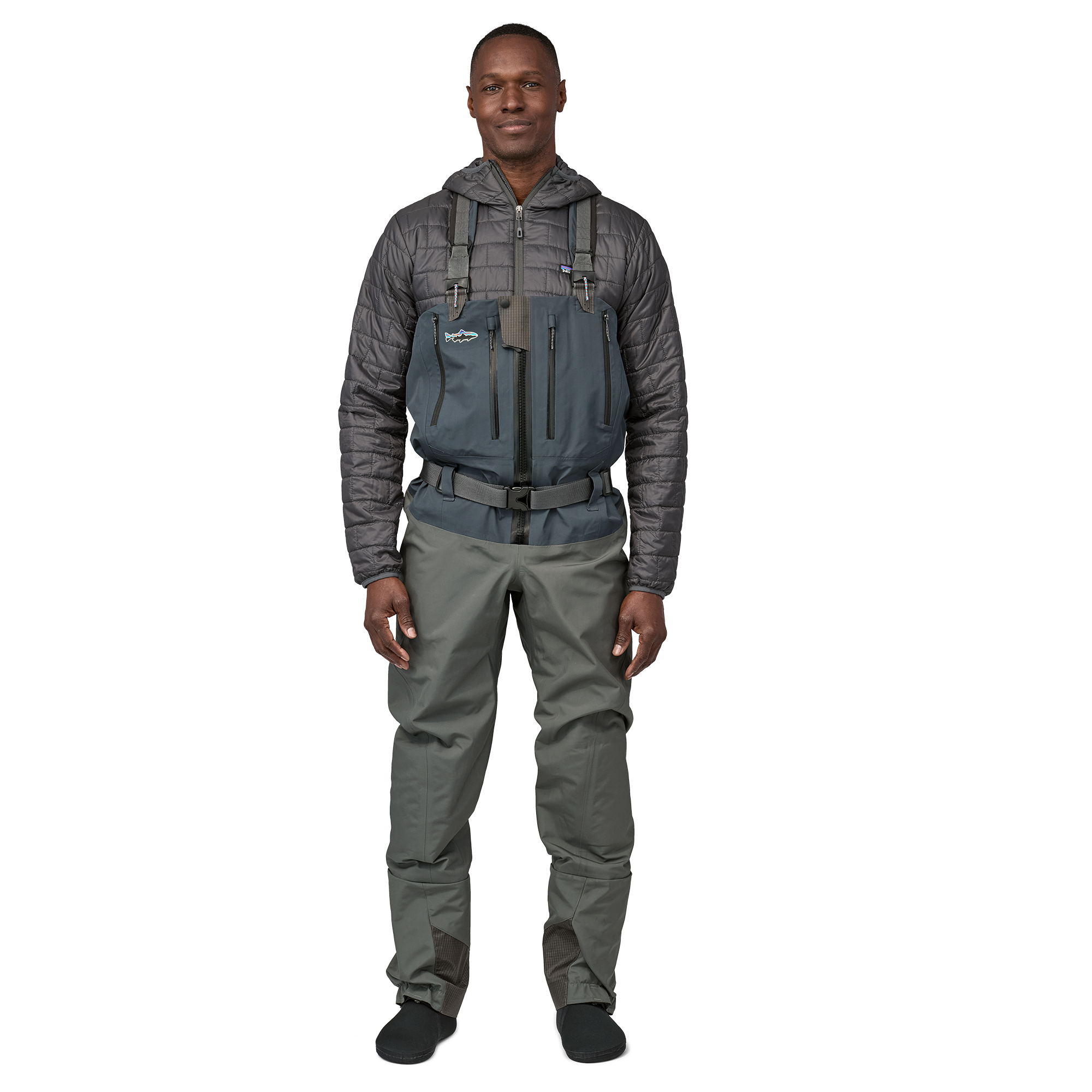 Patagonia Men's Swiftcurrent Expedition Zip-Front Waders LRL 12-14